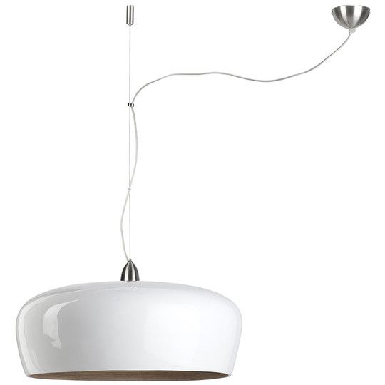Lampa wisząca Hanoi biała bambus
