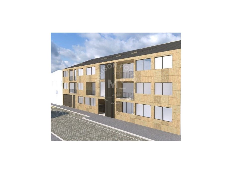 Apartamento T2 com Terraço em Condomínio com Piscina e Jardim em Cu...