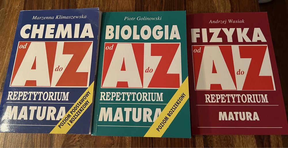 Repetytorium matura biologia fizyka chemia
