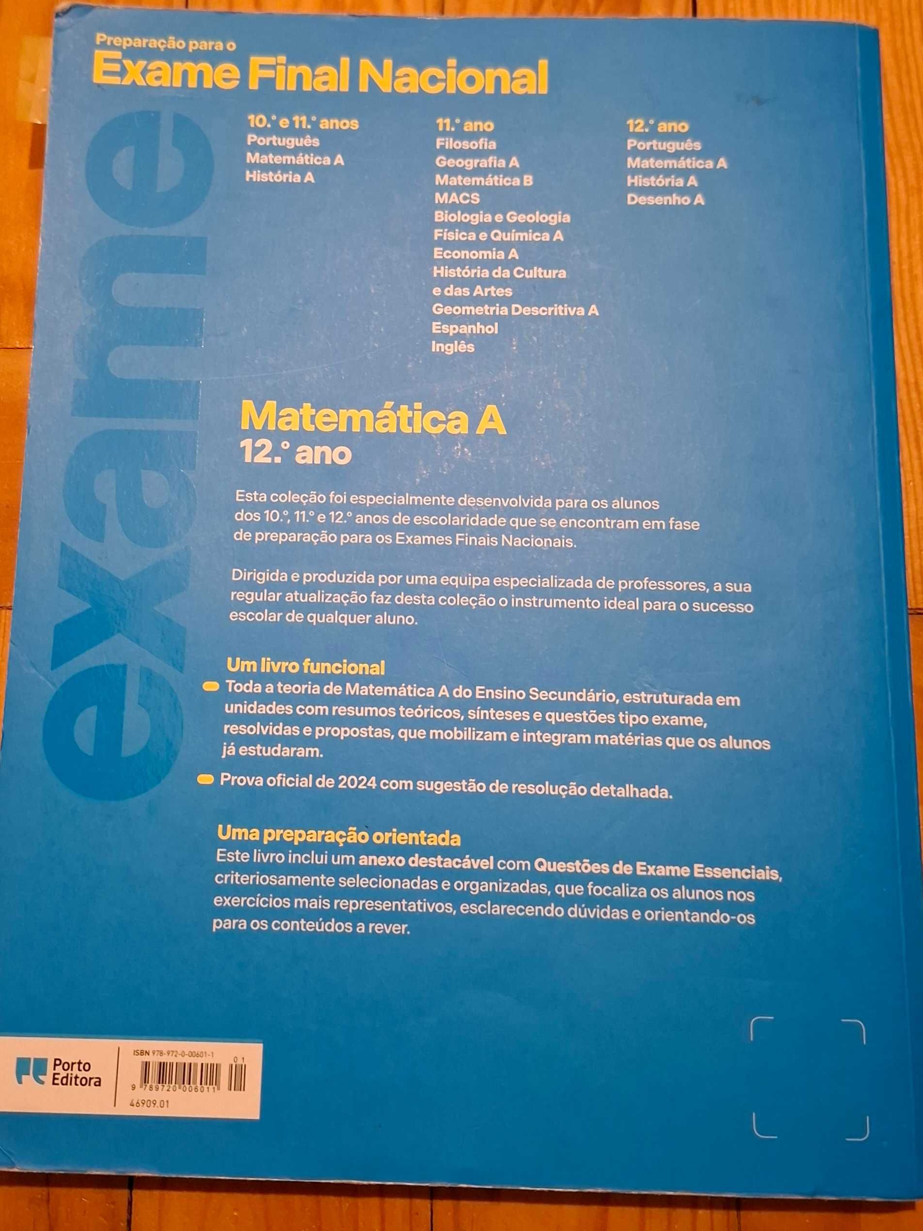 Livro de Exame, Matemática A- 12ºAno de 2025