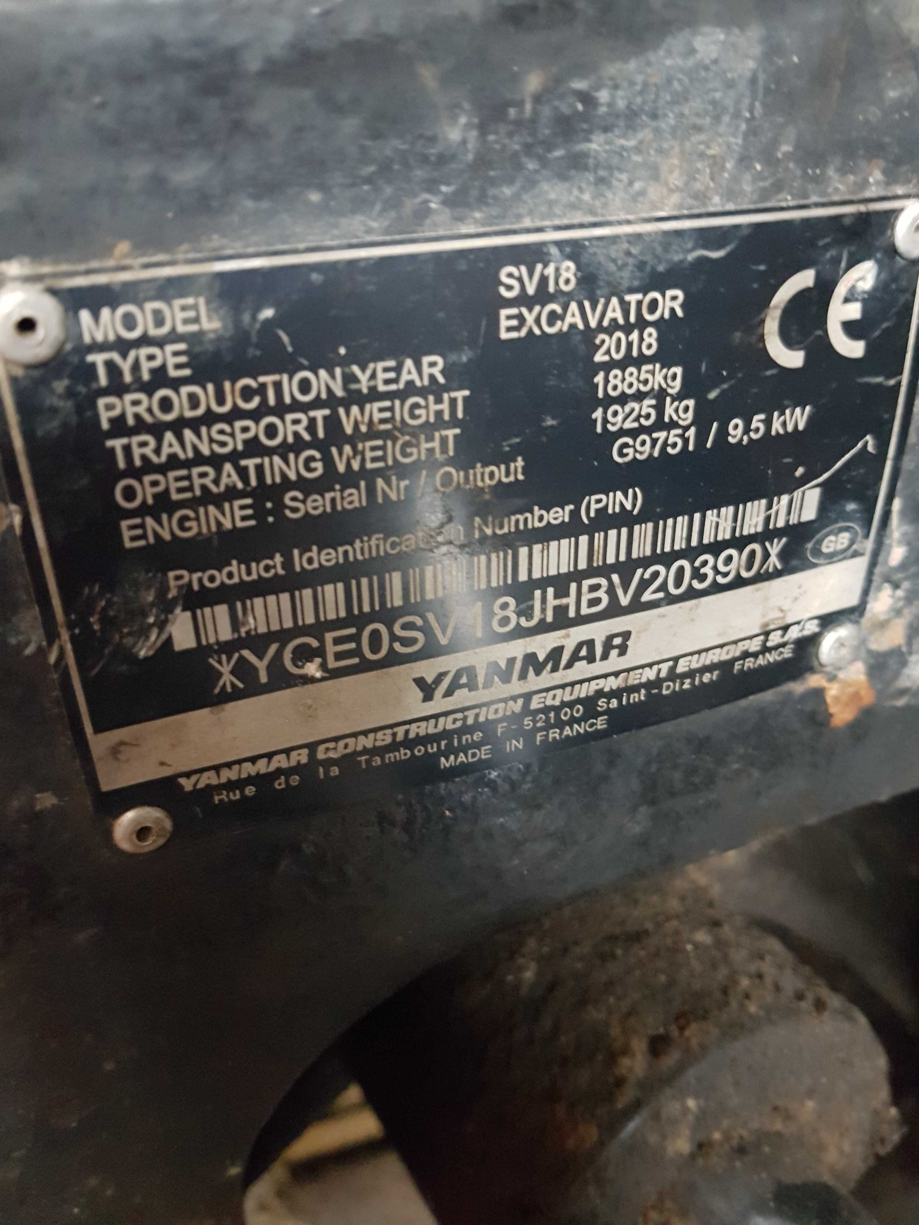 Yanmar SV18 Premium