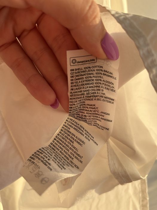 Biała koszula oversize H&M