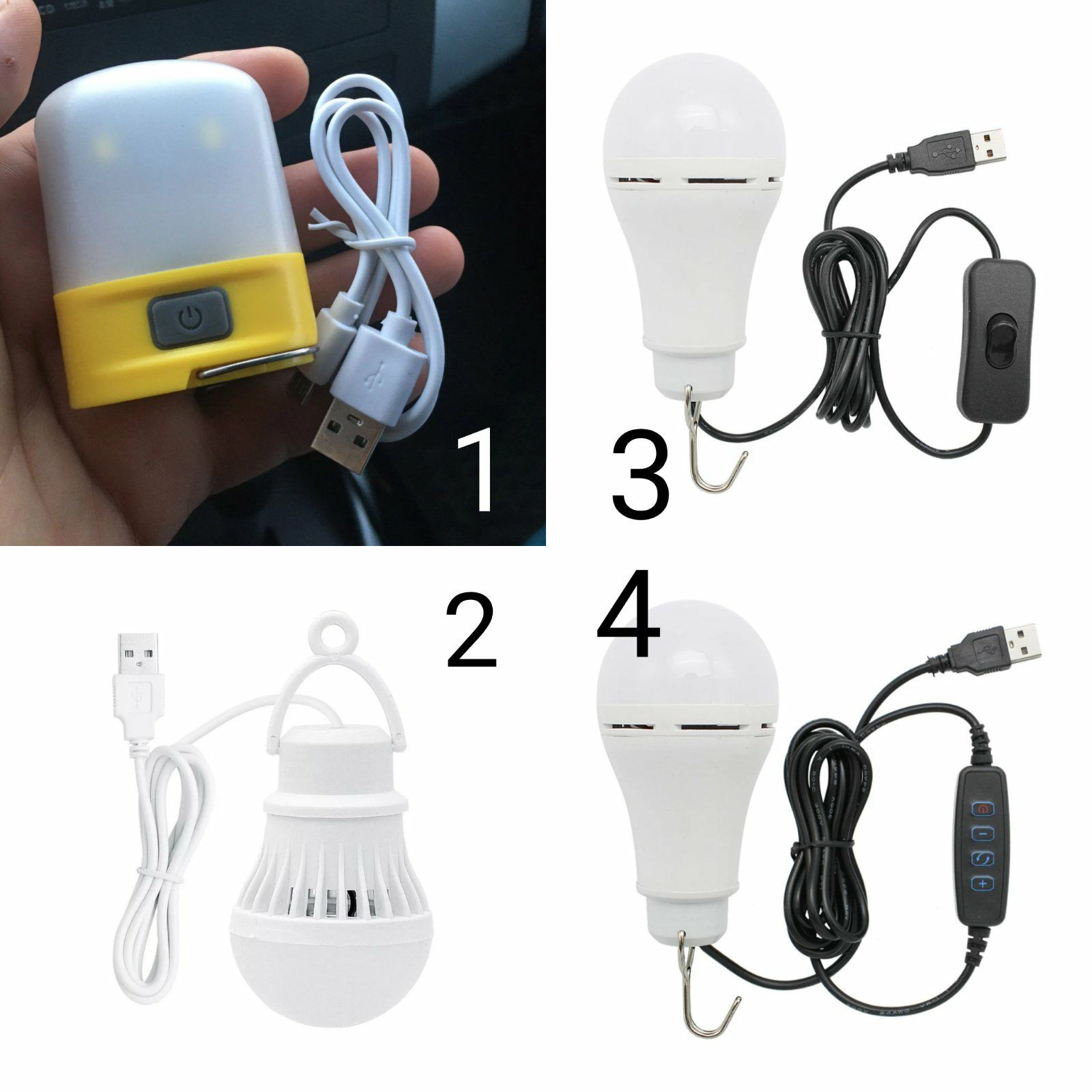 USB светодиодная лампа, лампочка, фонарь, фонарик, аварийная.