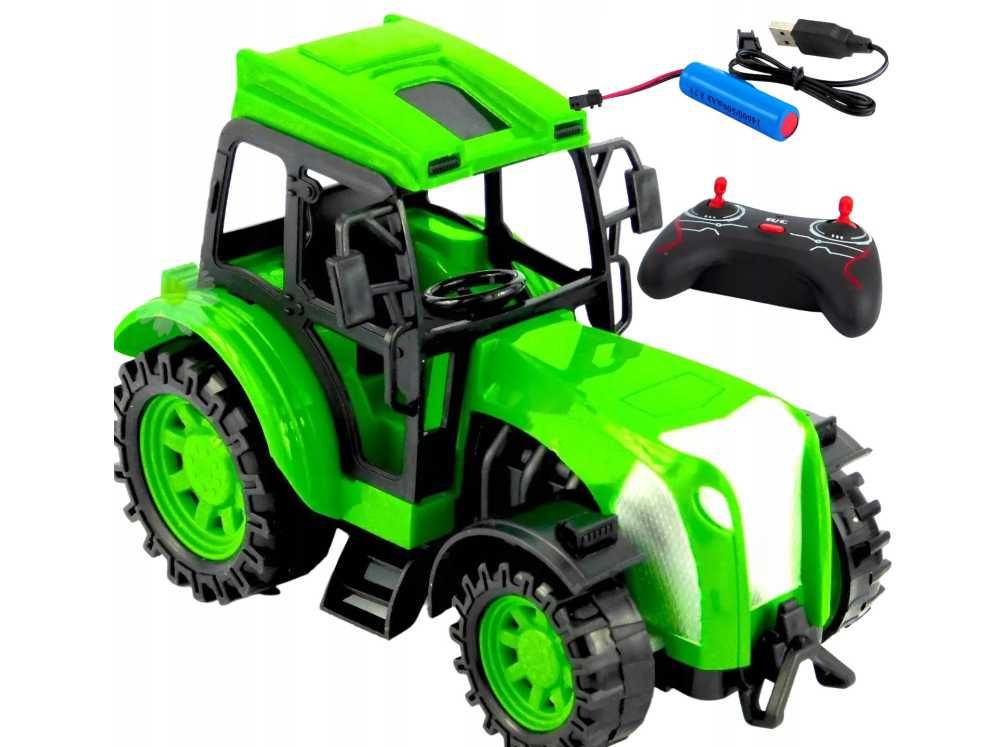 Traktor Zdalnie Sterowany RC Ciągnik Pilot Zabawka Traktorek