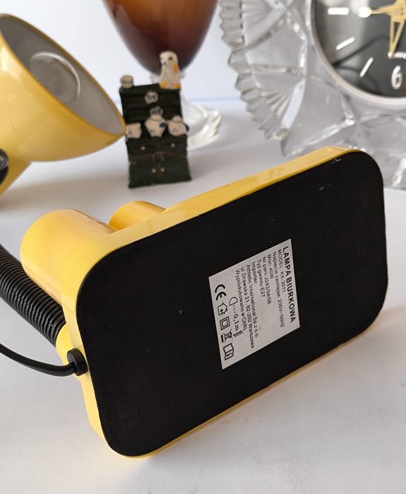 Lampa biurkowa piękna stara PRL