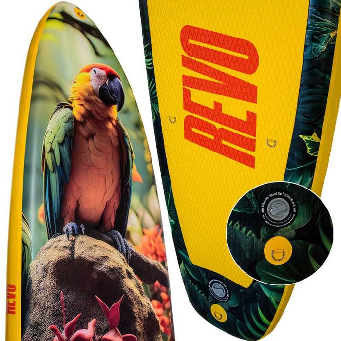 Deska SUP pompowana 320 cm + siedzisko, wiosło, plecak – zestaw