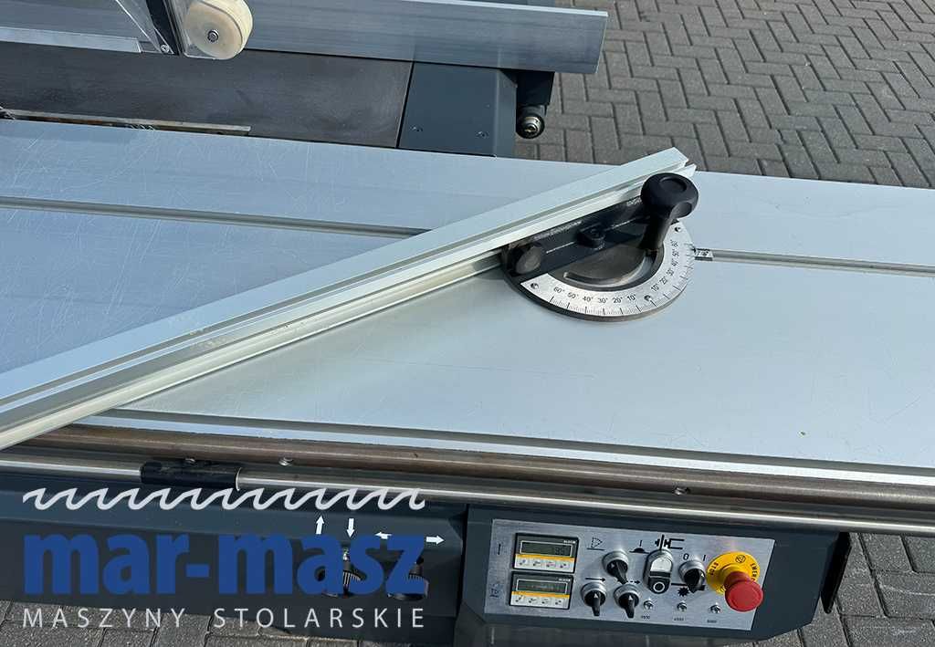 Piła formatowa REMA FX500 – 2osie automatyczny liniał wzdłużny pilarka