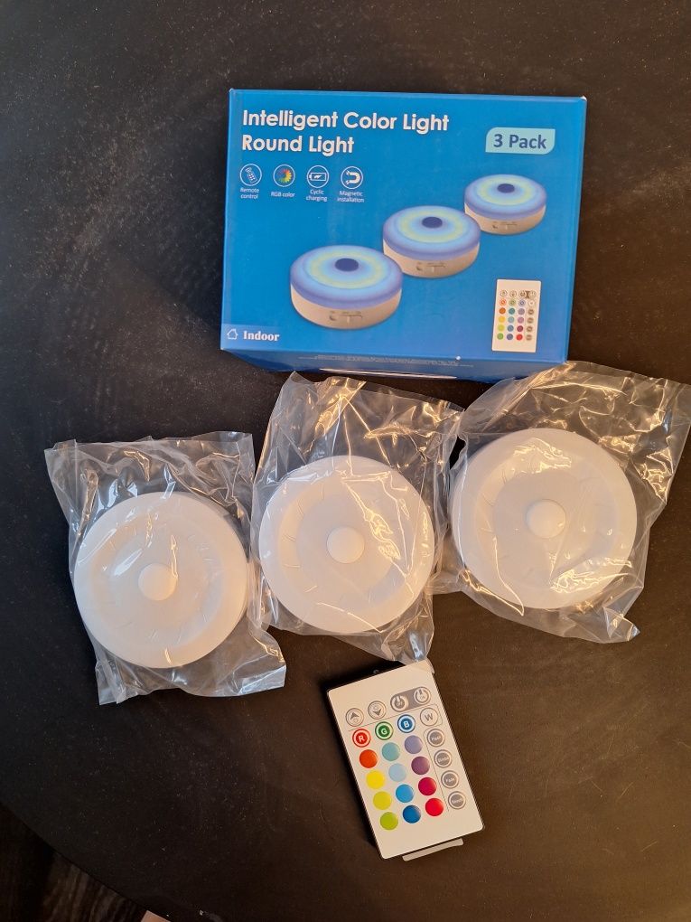 Wielokolorowe lampki LED