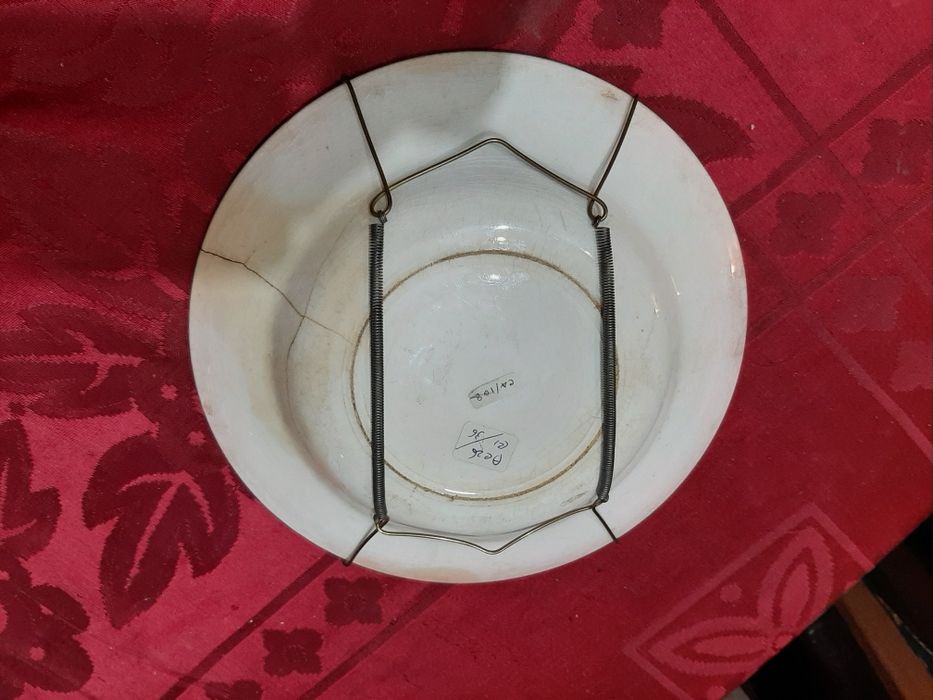 Prato em faiança D.Manuel II (1°met séc XX)