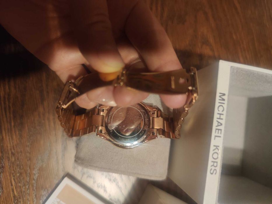Michael Kors zegarek damski Runway rosegold-coloured