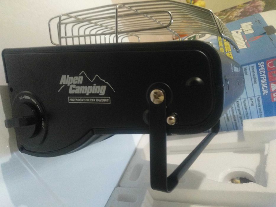 Газовий обігрівач+плита Alpen Camping IK-1100