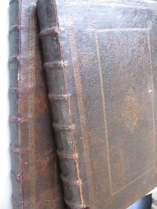 Біблія 1700р 47х30см антикварна книга бароко 400 гравюр карти офорт