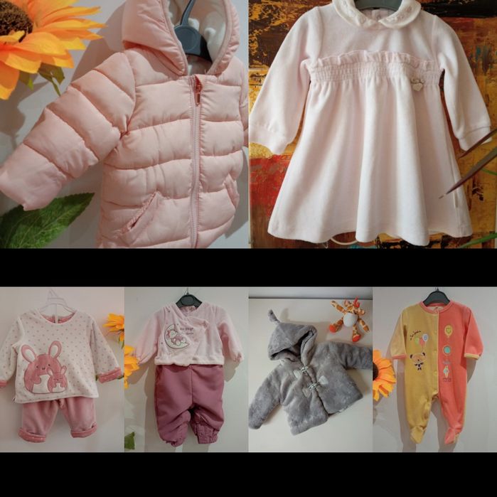 Roupa inverno bebé menina 0-3 meses