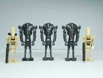 lego star wars figurki 5szt droidy B1 battle droid super battle droid
