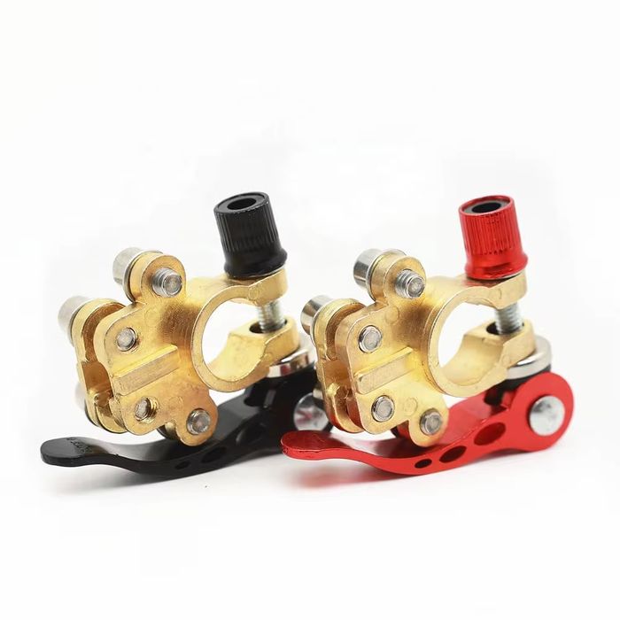 быстросъёмные клеммы аккумулятора (комплект 2-шт) латунные