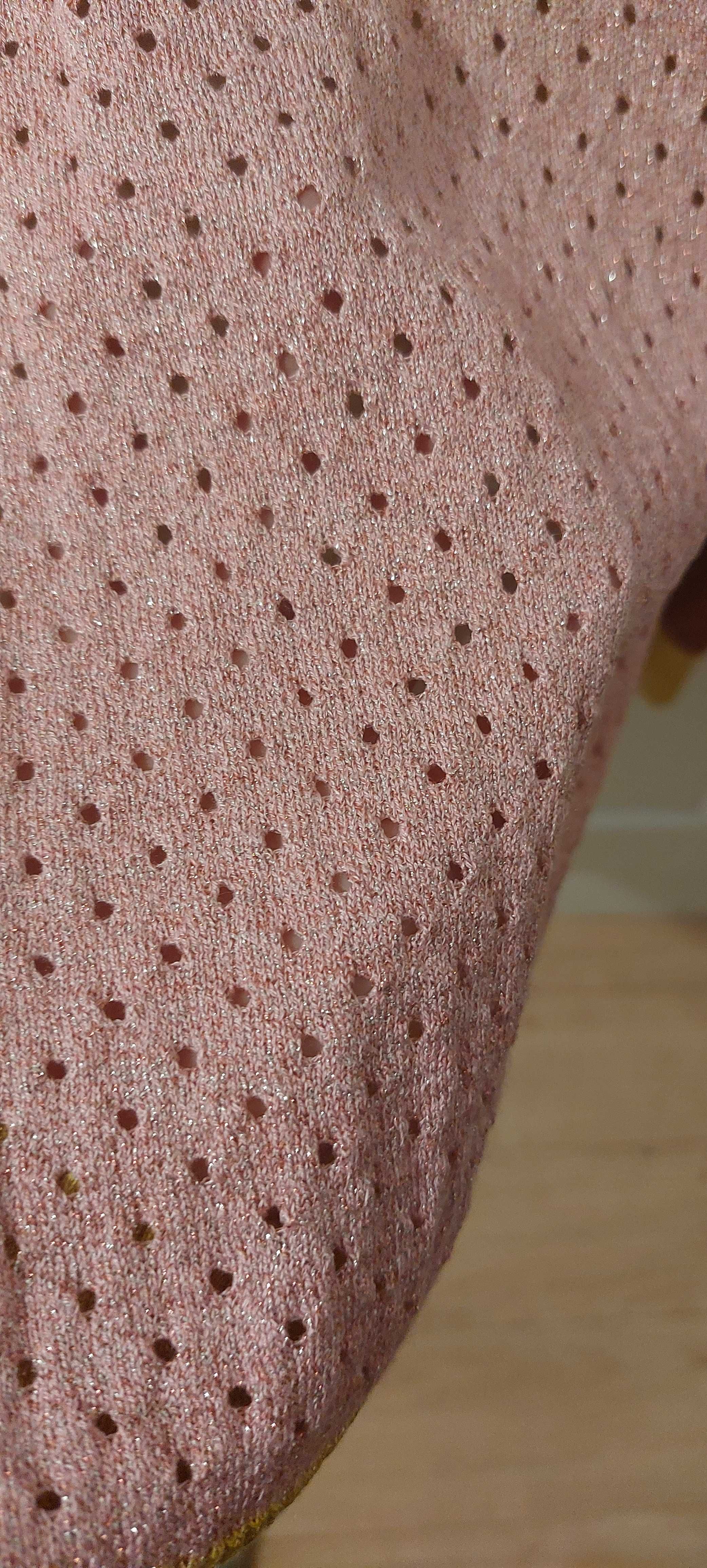 Sweter kolorowy  autum basic klasyczny gold Stine Goya