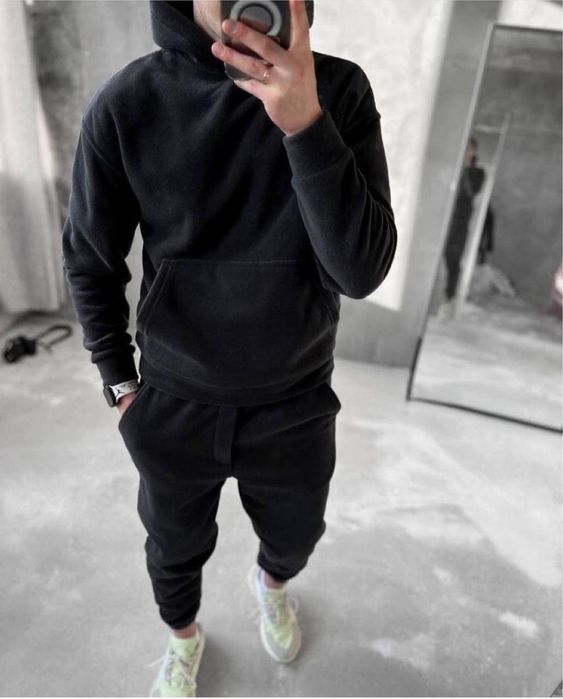 Дуже теплий чоловічий костюм флісовий двосторонній