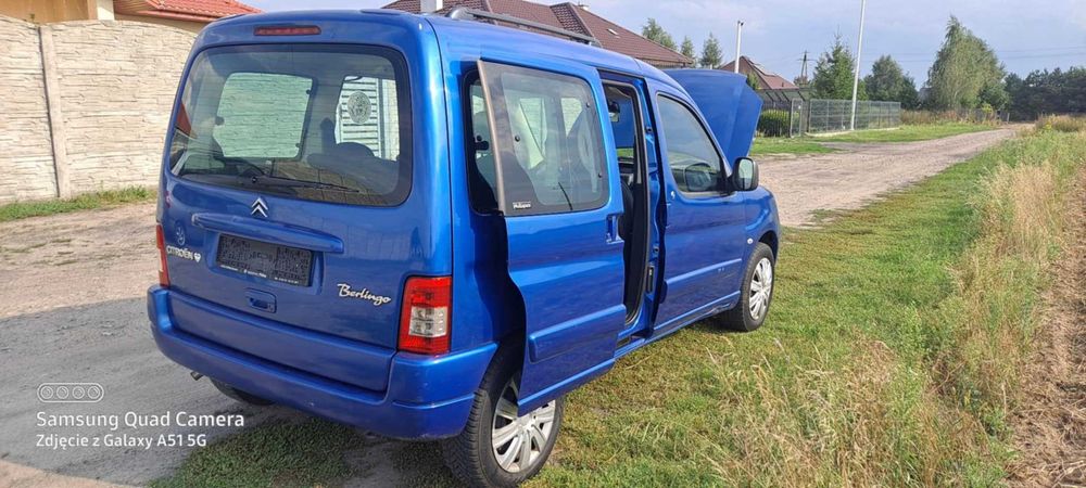 citroen berlingo  1.6 16v 2006r klim.tempomt. prywatnie  ładny