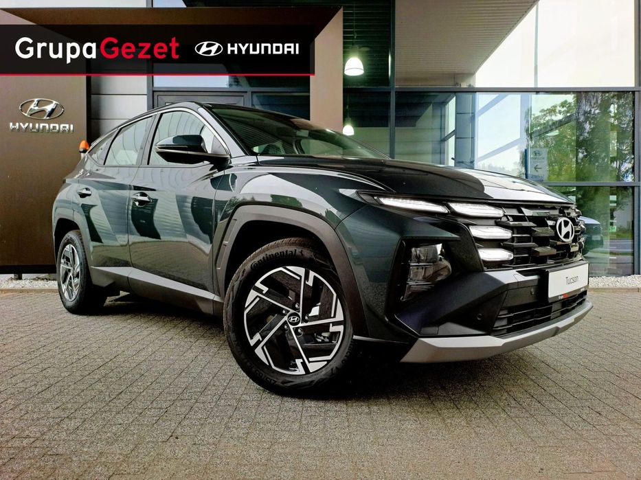 Hyundai Tucson 1.6T-GDI 160KM MT6 MODERN Cypress Green Pearl OD RĘKI !!!