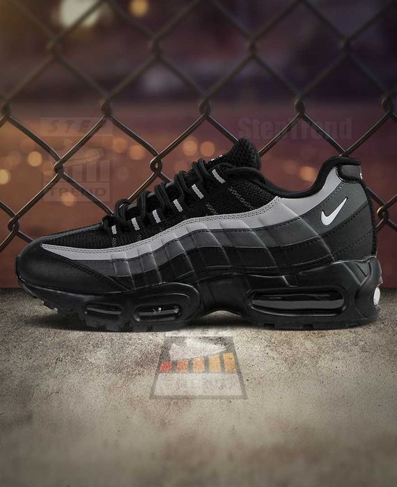 Кросівки Nike Air Max 95 Black Grey Gradient | кроссовки Найк аир макс