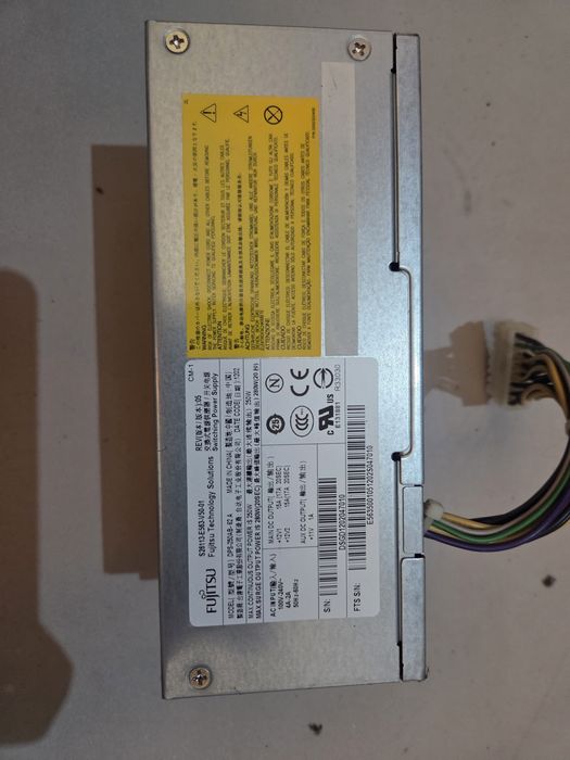 Oryg. zasilacz Fujitsu DPS-250AB-62 AA, 250W, Fujitsu E910 E710 E510