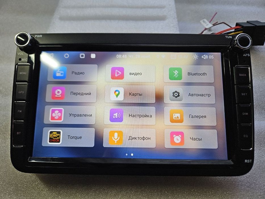 Автомагнітола 4/64 DSP_TDA7851 Volkswagen Skoda Seat Android+Камера