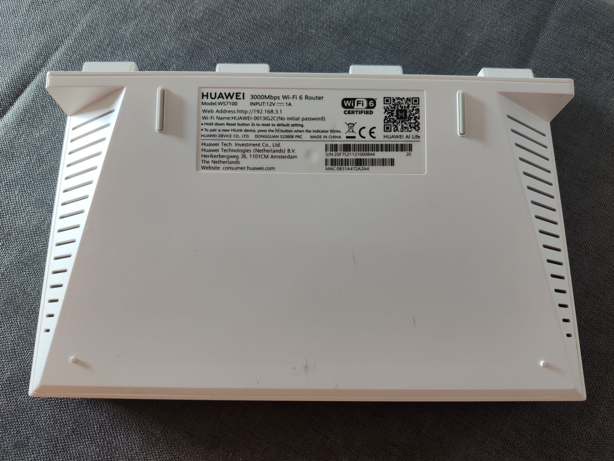 Router Wi-Fi 6 Huawei AX3 WS7100 AX3000