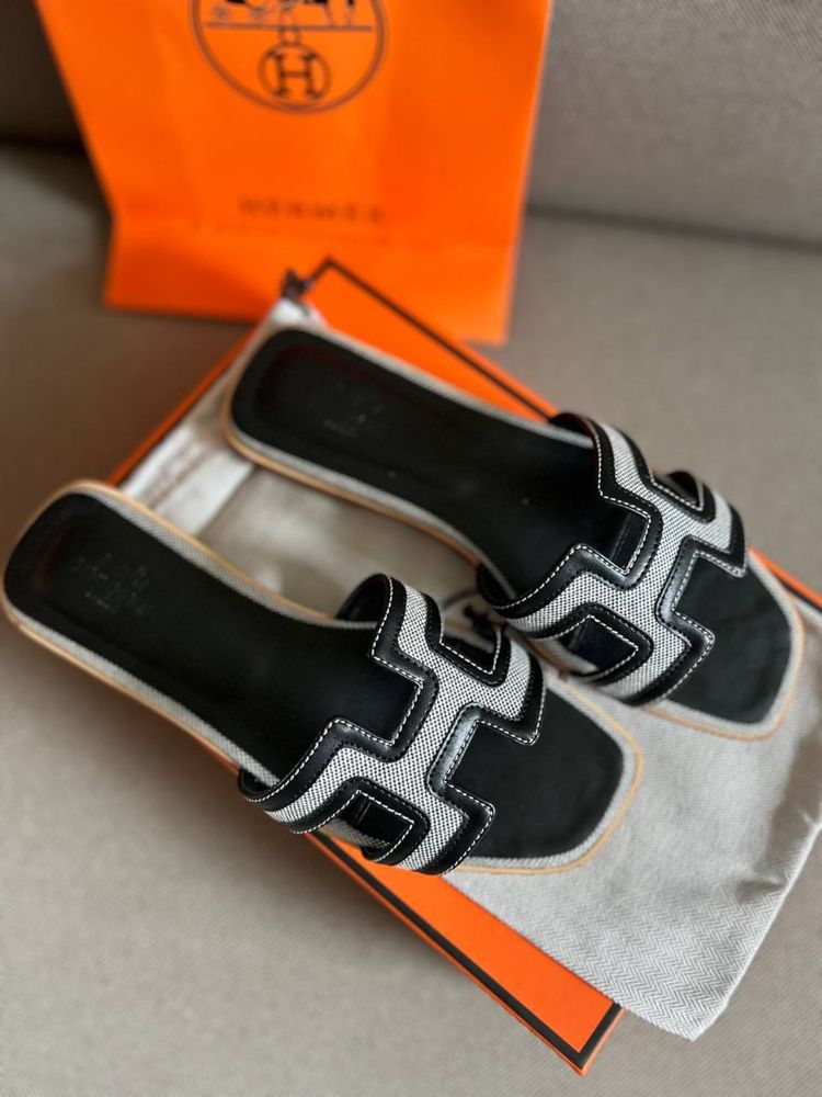 Шльопанці Hermes шльопки хермес шлепанцы шлепки гермес