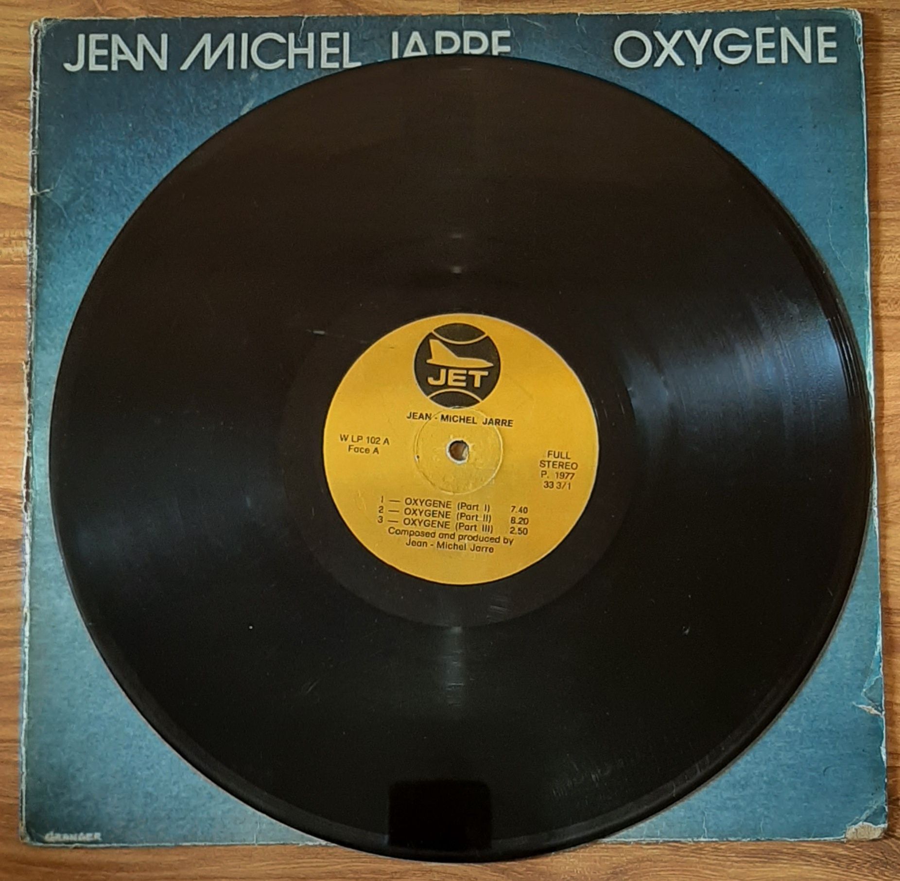 Пластинка Jean Michel Jarre, Oxygene