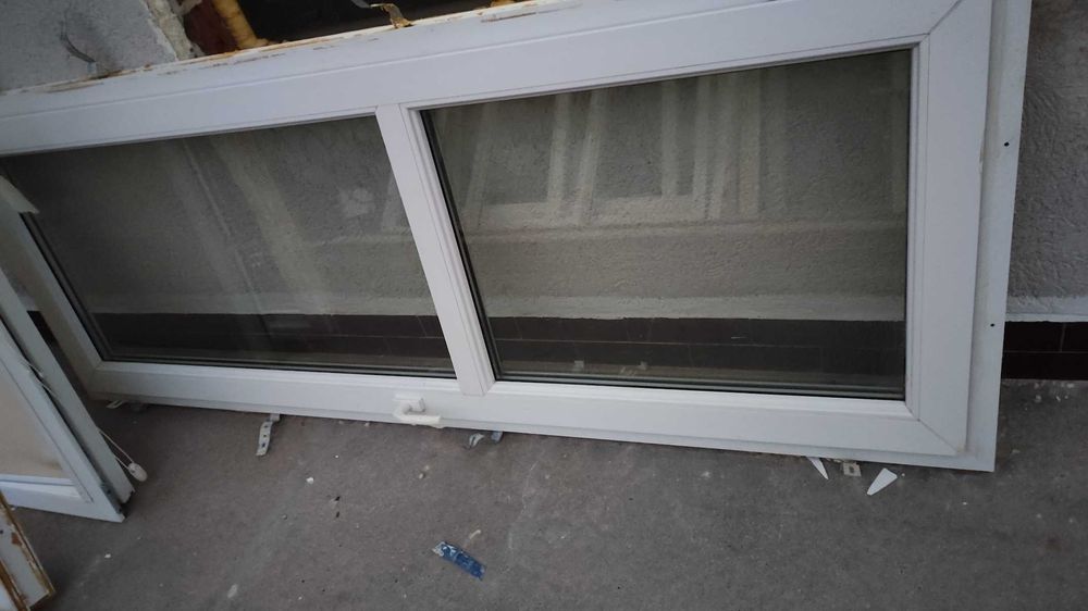 Okna PCV białe demontaż