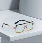 Eleganckie stylowe meskie oprawki lux okulary zlote dodatki klasa