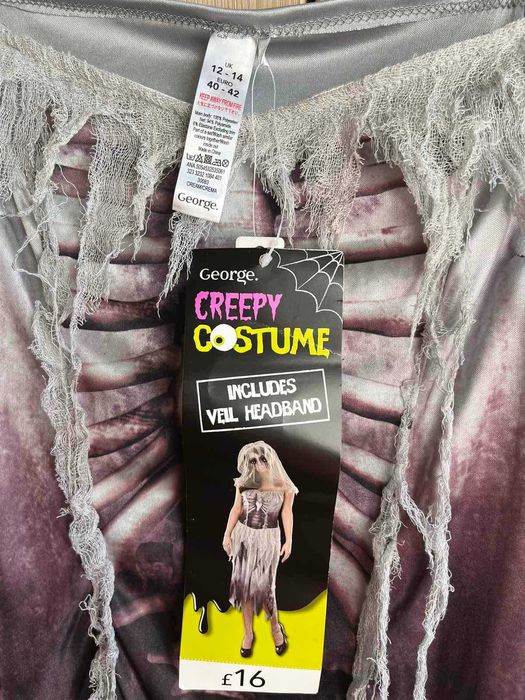 Платье труп невесты сукня привід halloween George р. 46-48 uk 12-14