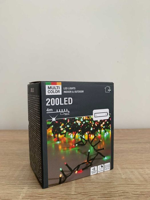 В НАЯВНОСТІ Гірлянда на батарейках 4 м 200 лампочок