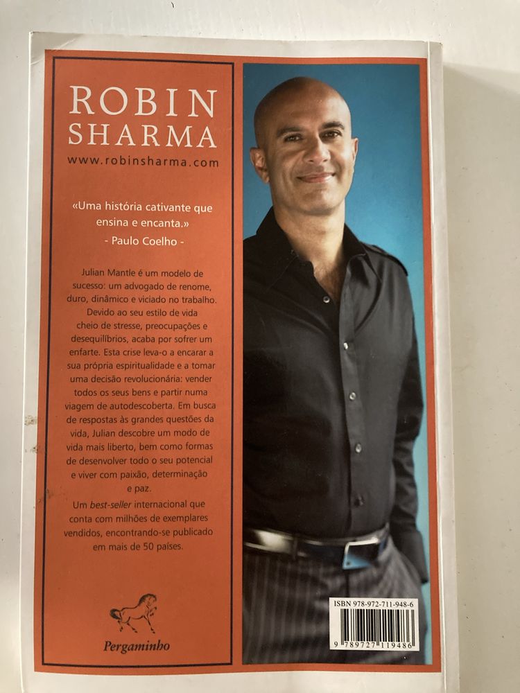 Vende-se livro “O Monge que vendeu o seu Ferrari”