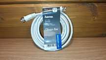Kabel Antenowy - HAMA - Kabel Koncentryczny - DVB-T2 - 2,5 metra