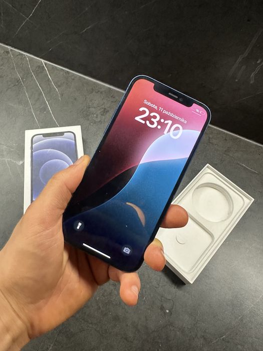 iPhone 12 - 64gb - granatowy - 85% kondycji - stan dobry - komplet