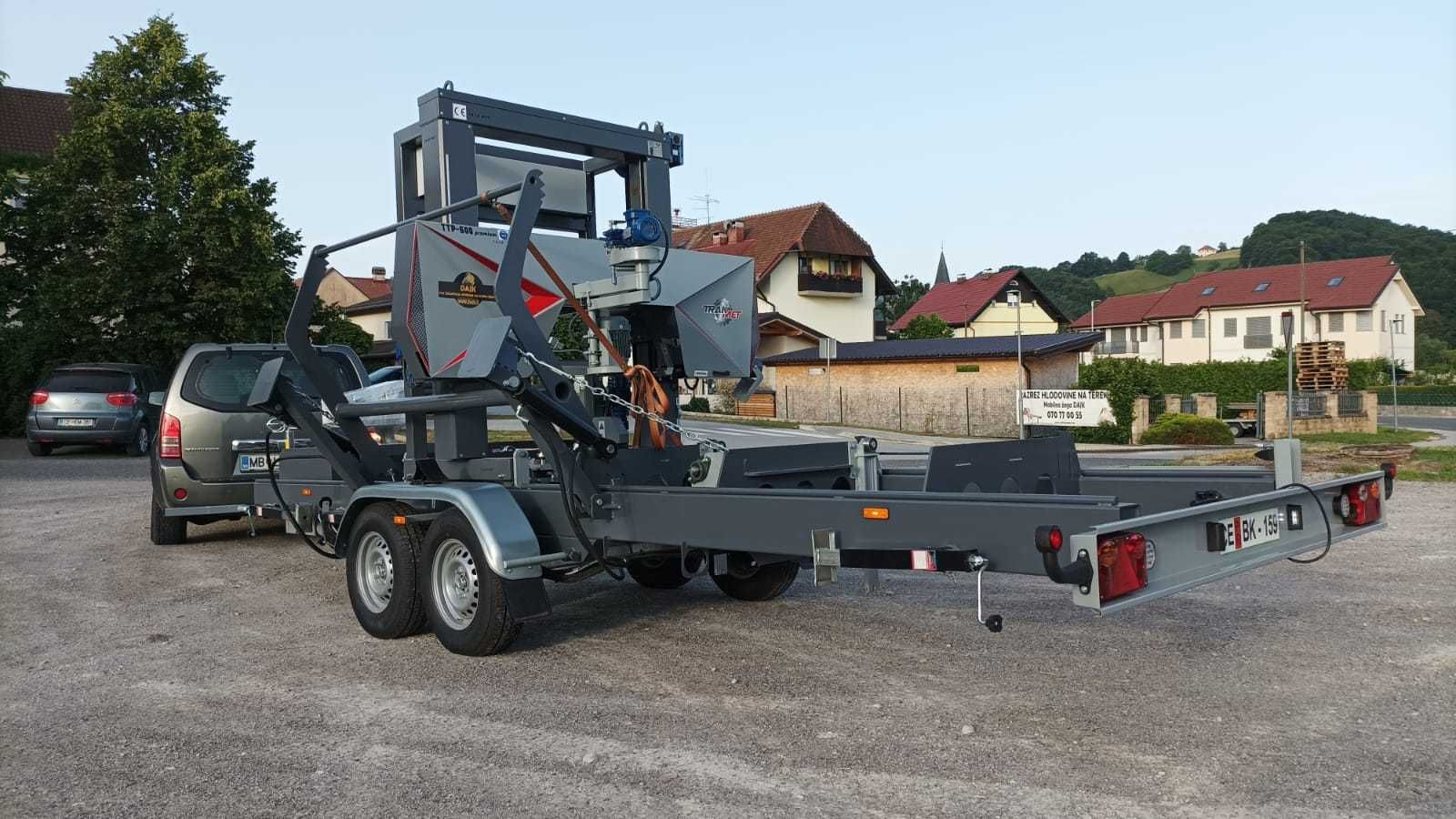 Trak taśmowy TTP-600 Premium mobilny z hydrauliką wydajny do 20m3/10h