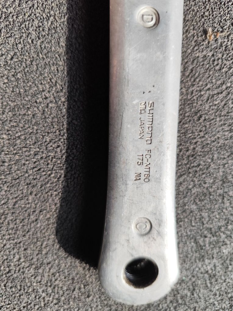 Lewa korba Shimano deore FC-MT60, dł 175mm bdb stan