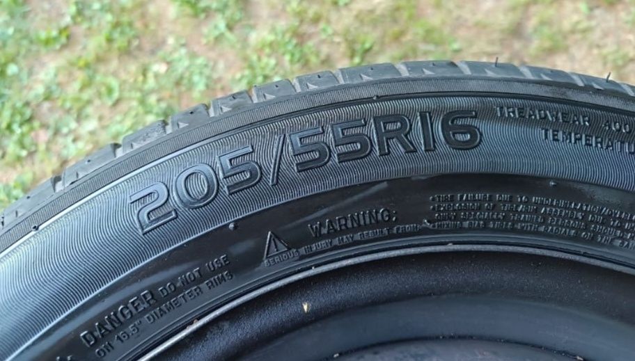 Komplet kół (Michelin 205/55/16, stalowe 16" 5x108)