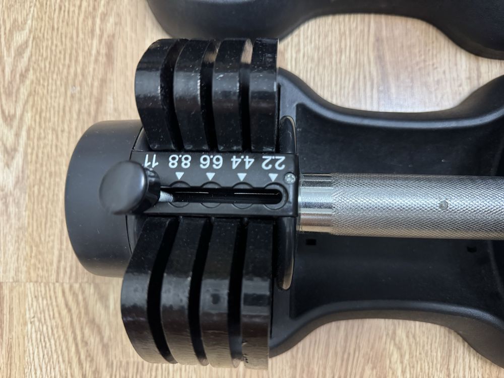 Halteres Ajustáveis Over Sport 2,2–11kg (Par) – Excelente Estado