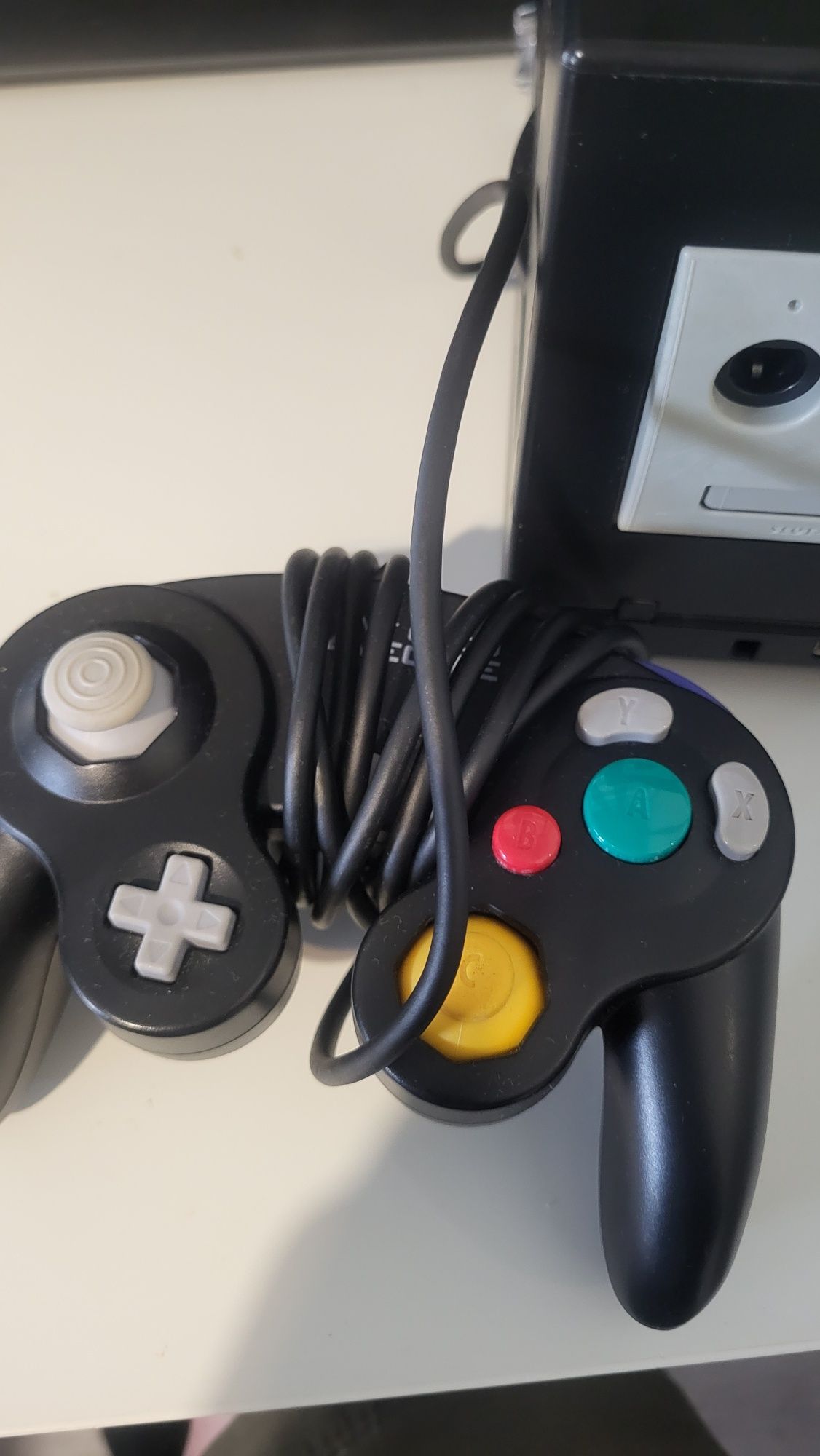 Konsola game cube plus karta pamięci plus gameboy adapter