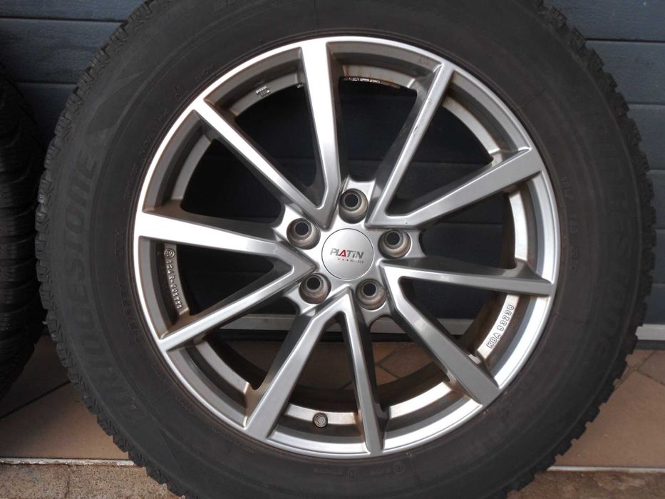 ! Koła zimowe aluminiowe 17 5x112 Vw Tiguan II Skoda Kodiaq Q3 TPMS