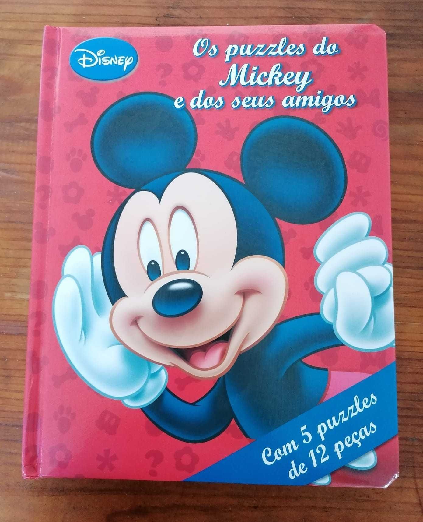 Livro puzzle Mickey