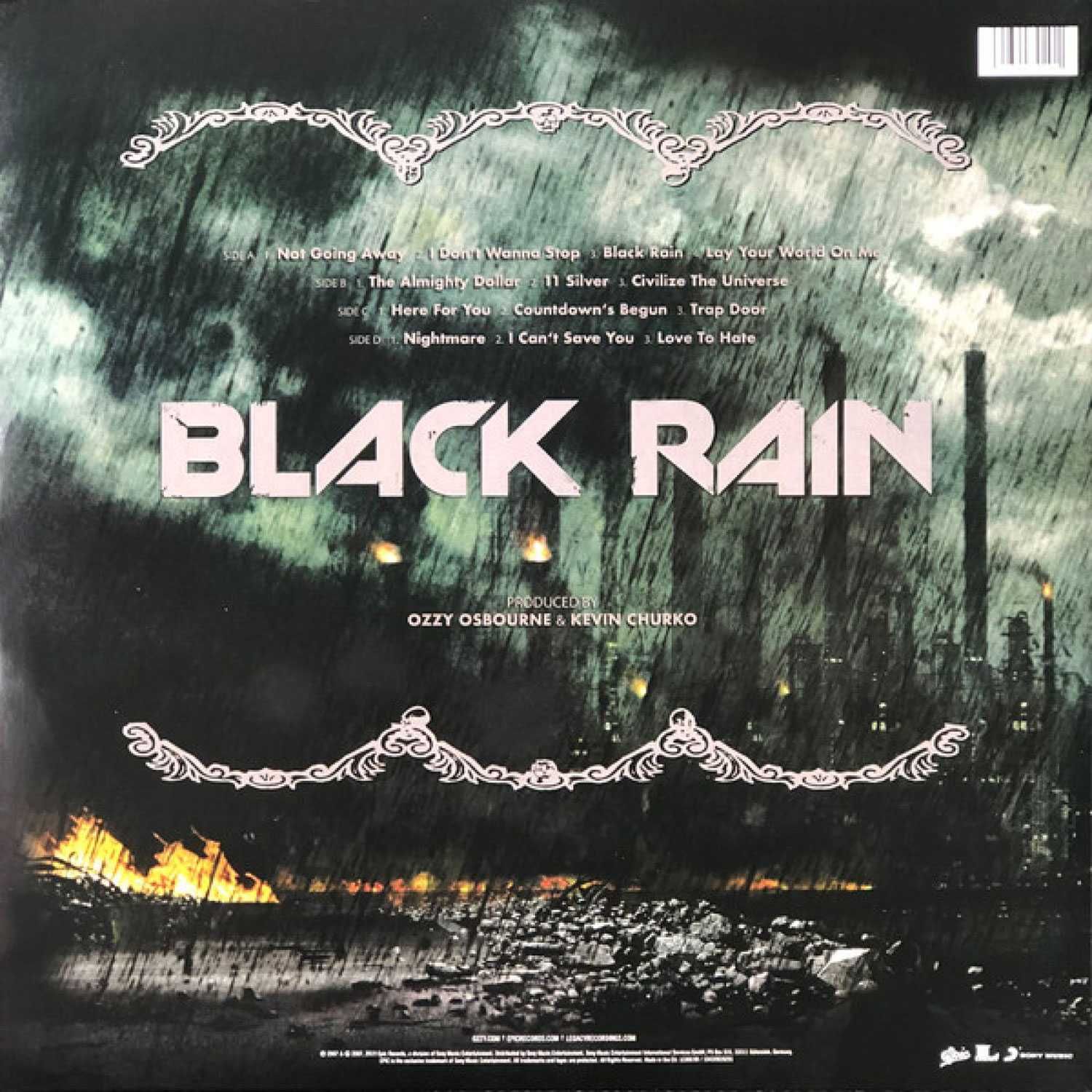 Ozzy Osbourne, Black Rain (2007/2019) Vinyl 2LP S/S