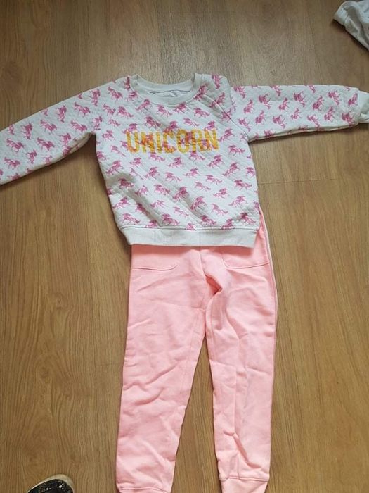 Paka zestaw ubranek dla dziewczynki 116 122 kilka 134