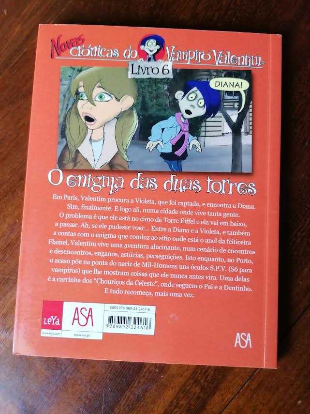 Crónicas do Vampiro Valentim - livro nº6