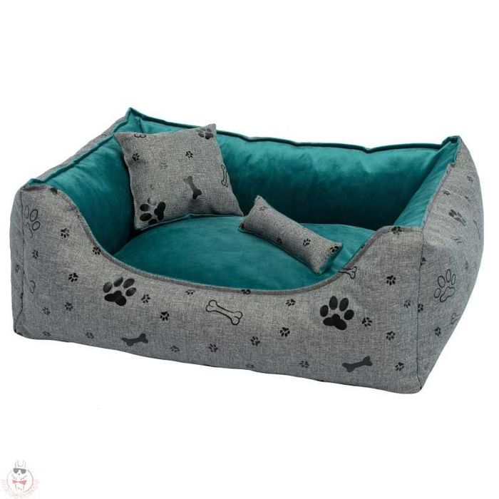 Legowisko Dla Psa i Kota Kanapa Apollo Czarne Łapki 60/50 Alelegowiska