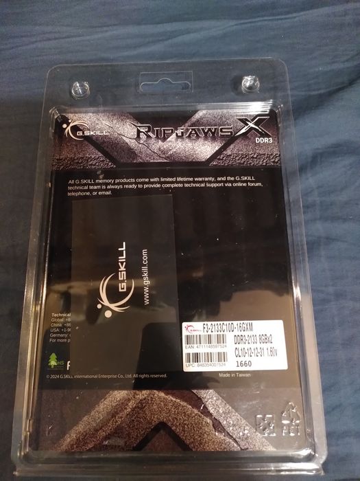 G.Skill RipjawsX DDR3 2133 CL10 32GB 4x8