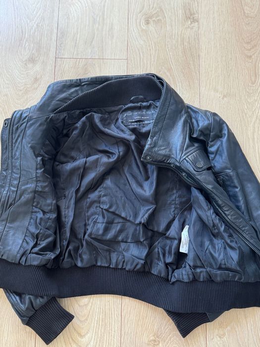 Zara kurtka damska skórzana
