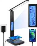 Lampka Biurkowa LED Ładowarka FAST CHARGE 10W 3 barwy gniazdo USB